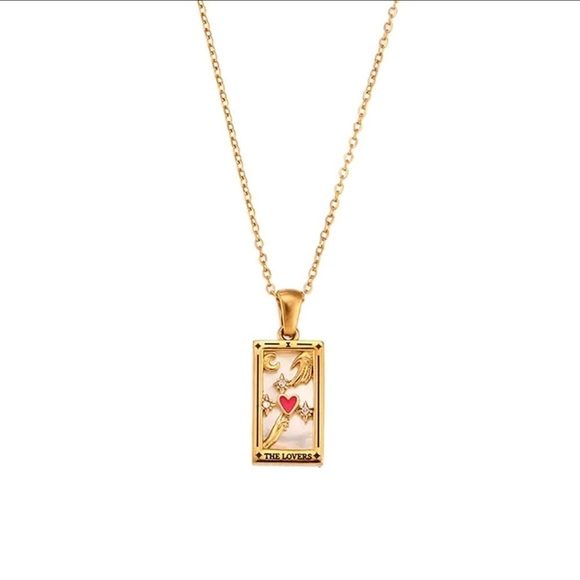 18k Gold Major Arcana Tarot Pendant Necklace - Picture 15 of 16